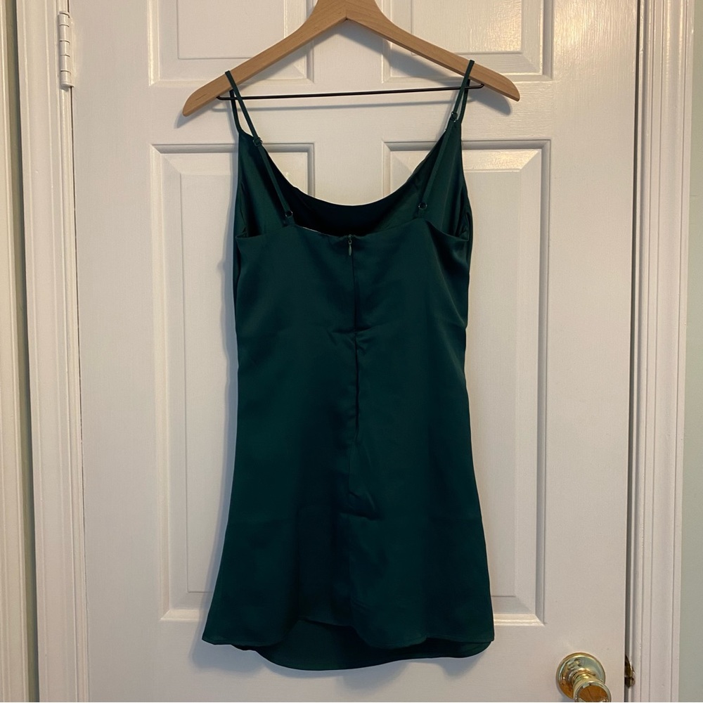 Pacsun Turquoise Cowneck Mini Dress